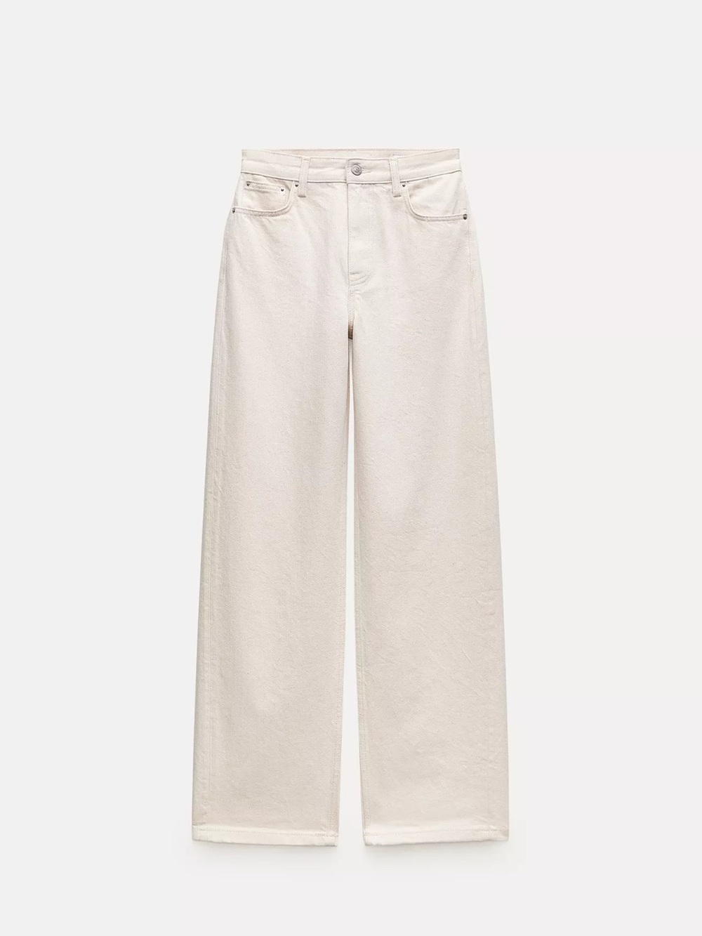 ZARA ZW COLLECTION HIGH WAIST WIDE LEG JEANS NWT 6